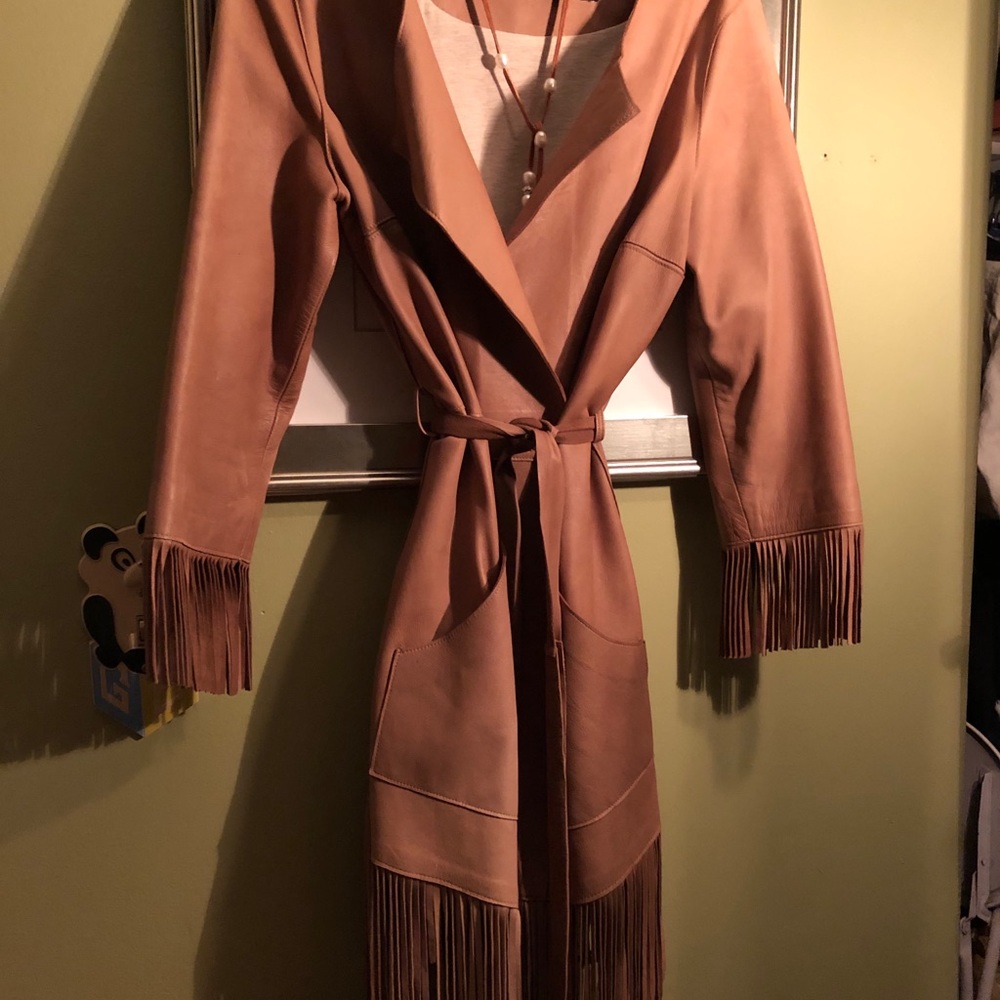 Graham & Spencer Tan Women's Leather Jacket Size M